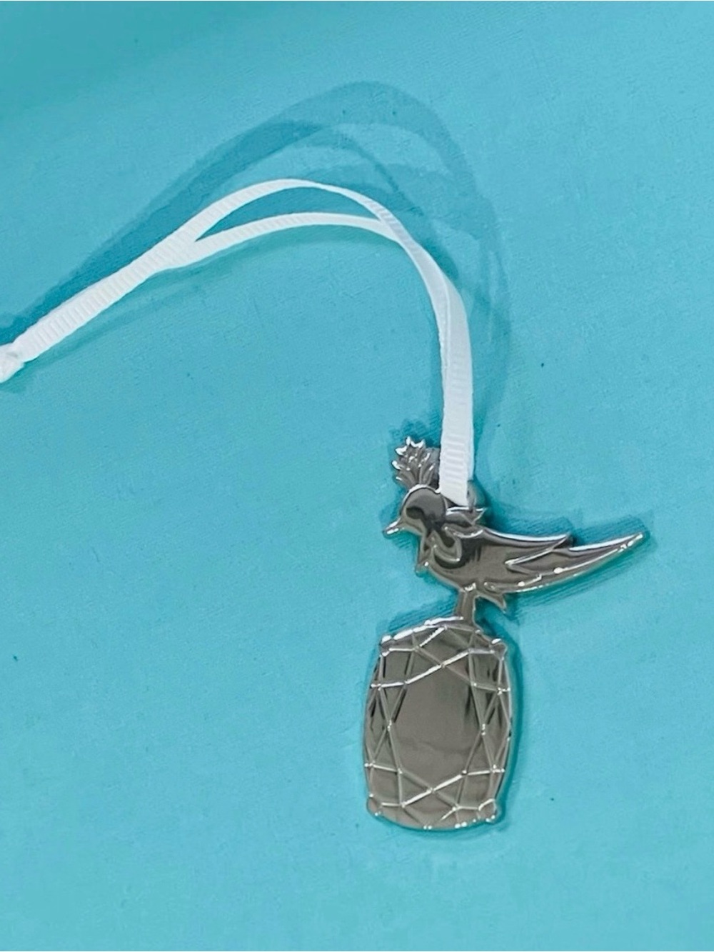 Tiffany & Co bird on a rock charm/ornament